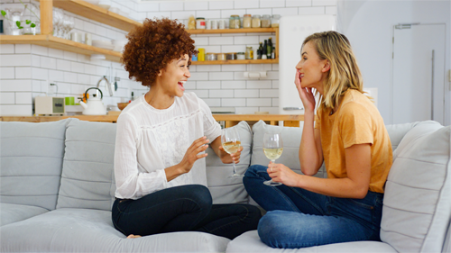 Friends Enjoying Wine Cellars Wine Club